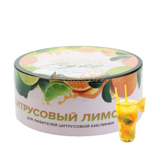 Табак для кальяна 420 Light Цитрусовый лимонад 100 гр